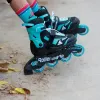 Дитячі ролики Rollerblade Microblade black-light blue розмір 28-32