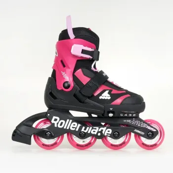 Дитячі ролики Rollerblade Microblade black-pink розмір 28-32
