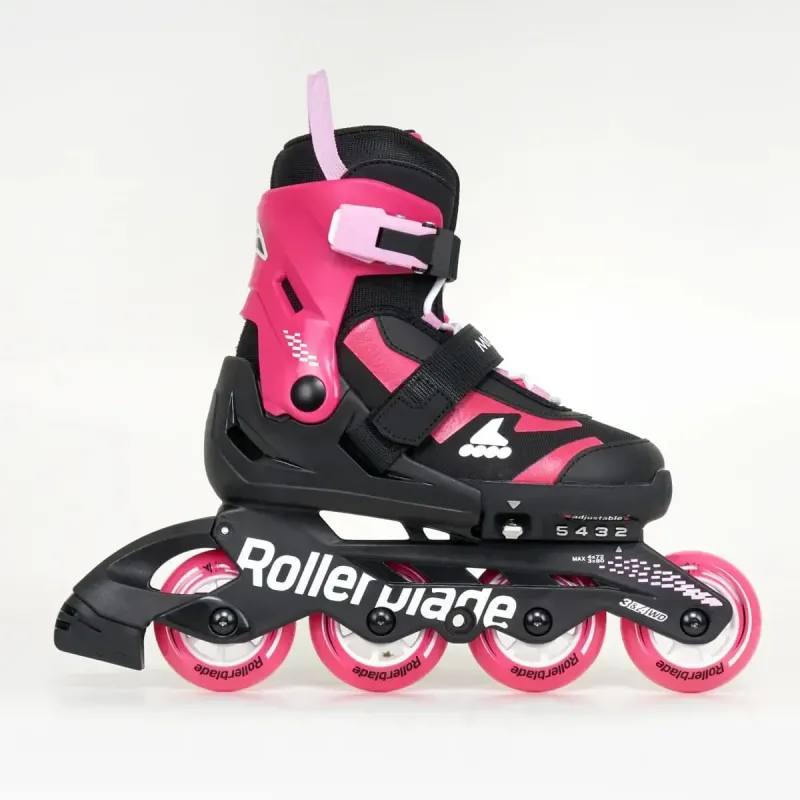 Дитячі ролики Rollerblade Microblade black-pink розмір 28-32