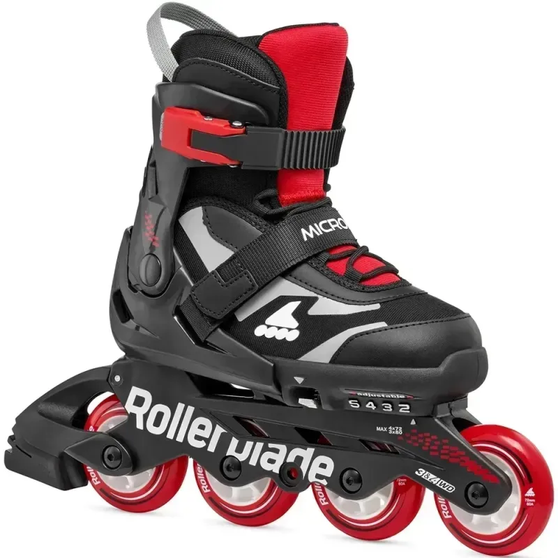 Дитячі ролики Rollerblade Microblade black-red розмір 28-32