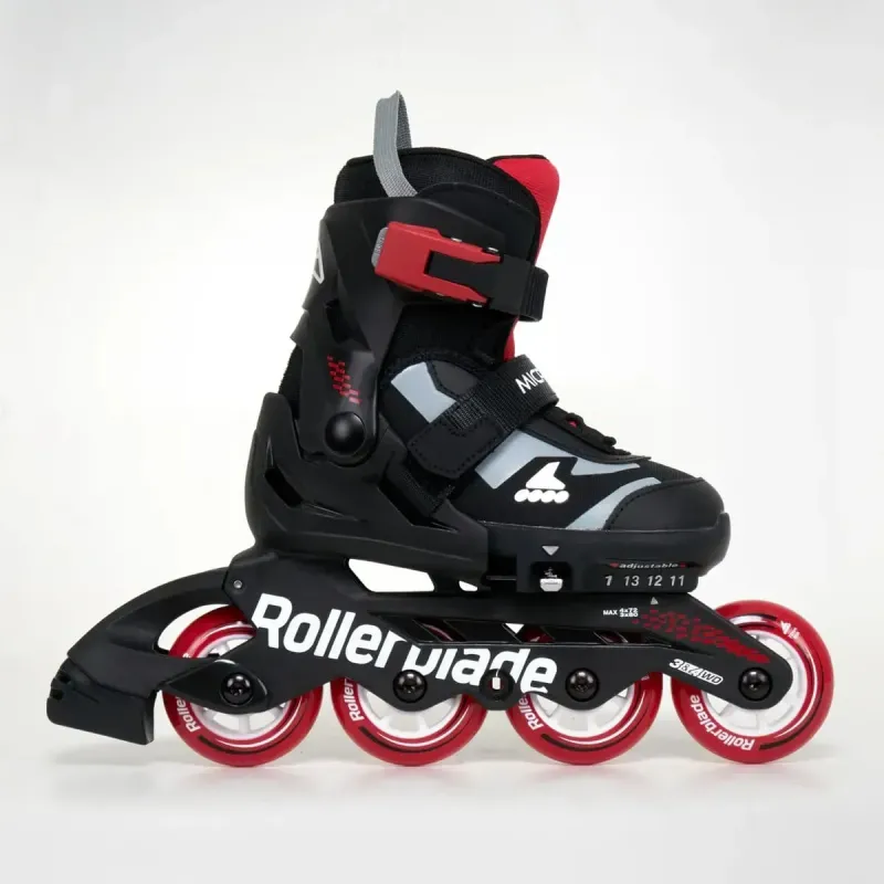 Дитячі ролики Rollerblade Microblade black-red розмір 28-32