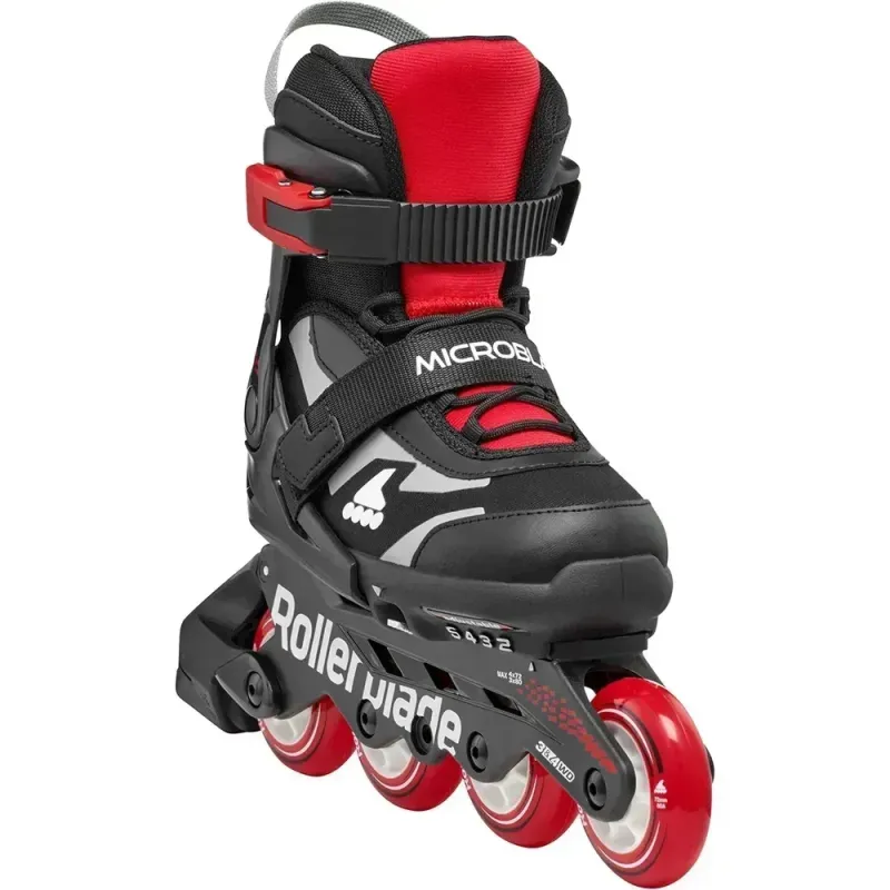 Дитячі ролики Rollerblade Microblade black-red розмір 28-32