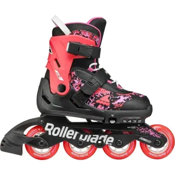 Дитячі ролики Rollerblade Microblade SL black-coral розмір 28-32