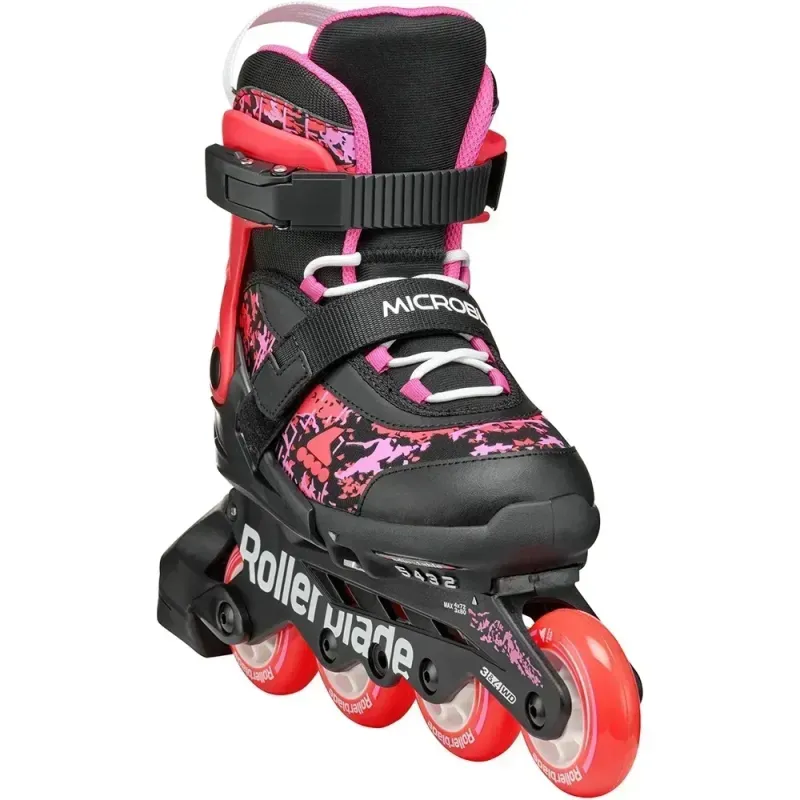 Дитячі ролики Rollerblade Microblade SL black-coral розмір 28-32