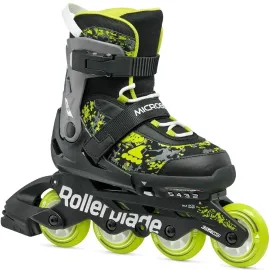 Дитячі ролики Rollerblade Microblade SL black-lime розмір 28-32