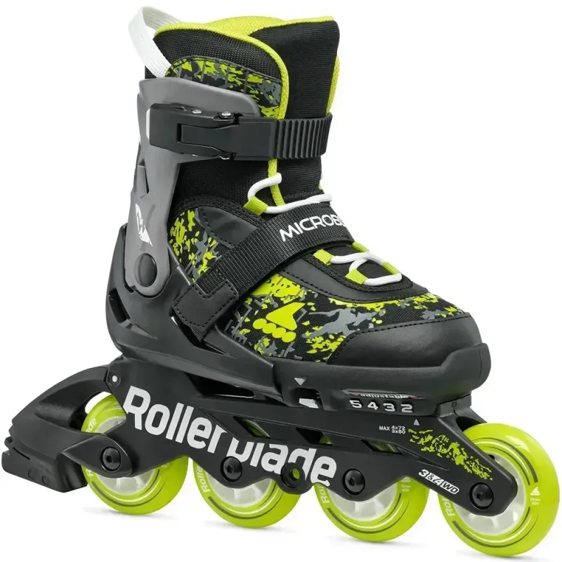 Дитячі ролики Rollerblade Microblade SL black-lime розмір 28-32