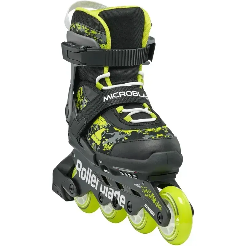 Дитячі ролики Rollerblade Microblade SL black-lime розмір 28-32