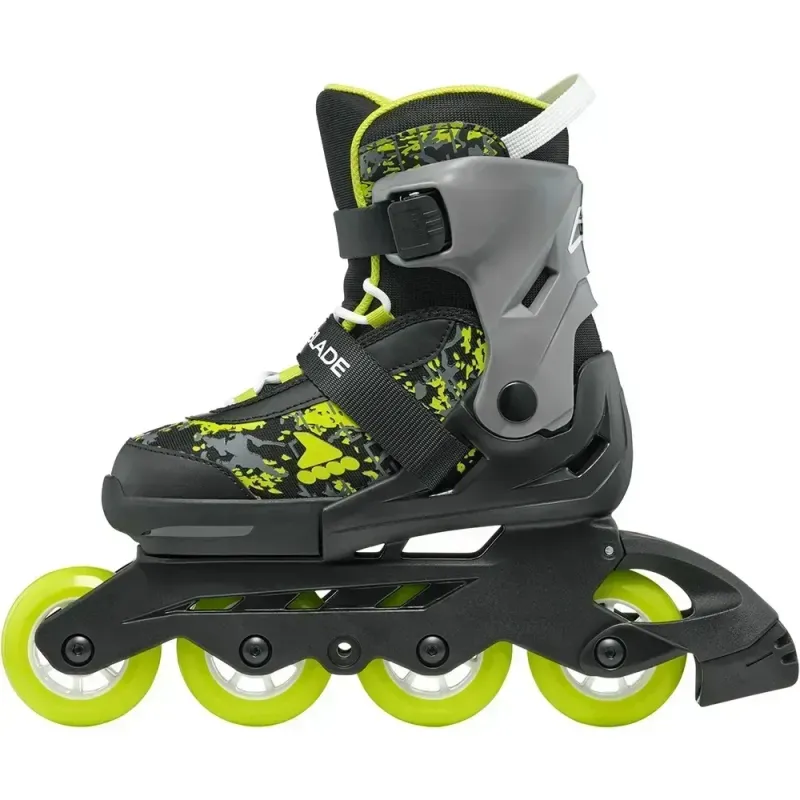 Дитячі ролики Rollerblade Microblade SL black-lime розмір 28-32