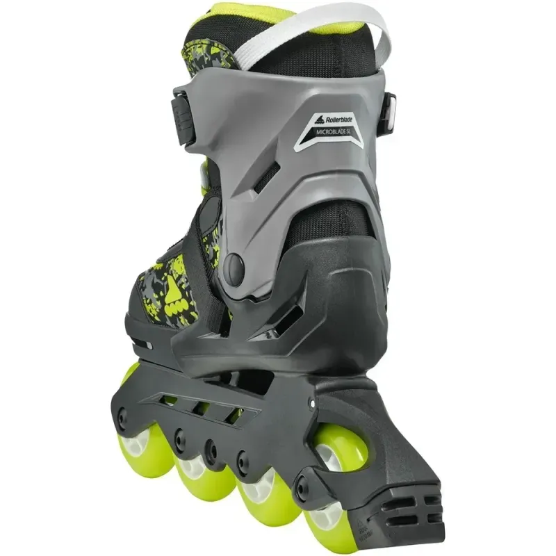 Дитячі ролики Rollerblade Microblade SL black-lime розмір 28-32