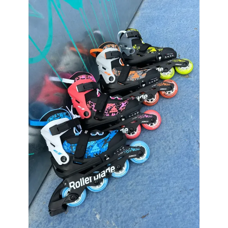 Дитячі ролики Rollerblade Microblade SL black-lime розмір 28-32