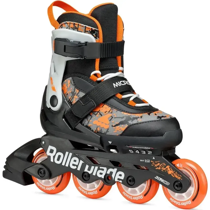 Дитячі ролики Rollerblade Microblade SL black-orange розмір 28-32
