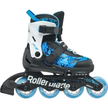 Дитячі ролики Rollerblade Microblade SL black-sky blue розмір 28-32