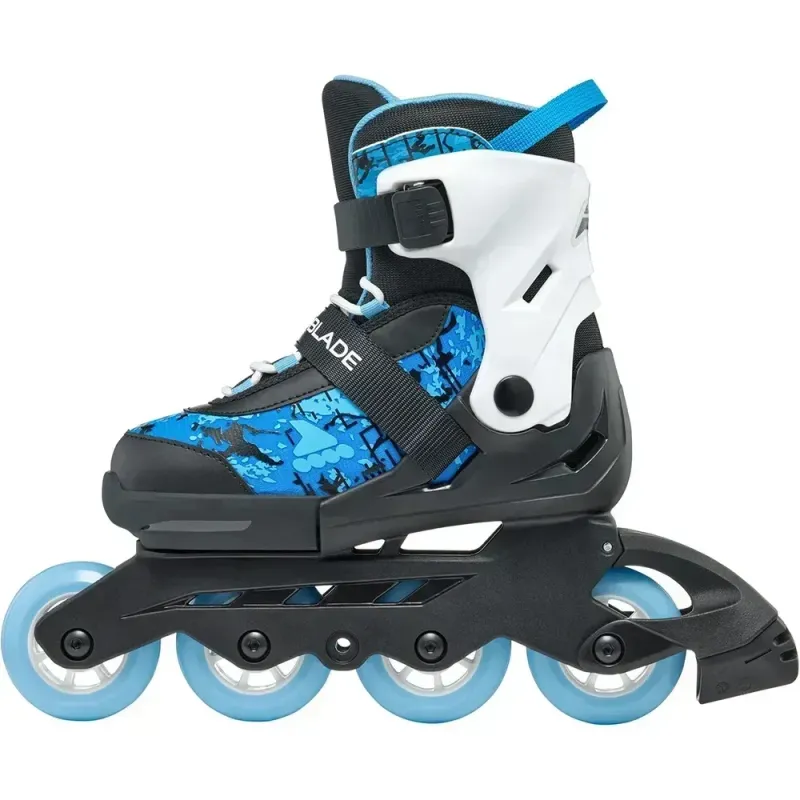 Дитячі ролики Rollerblade Microblade SL black-sky blue розмір 28-32