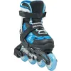 Дитячі ролики Rollerblade Microblade SL black-sky blue розмір 28-32
