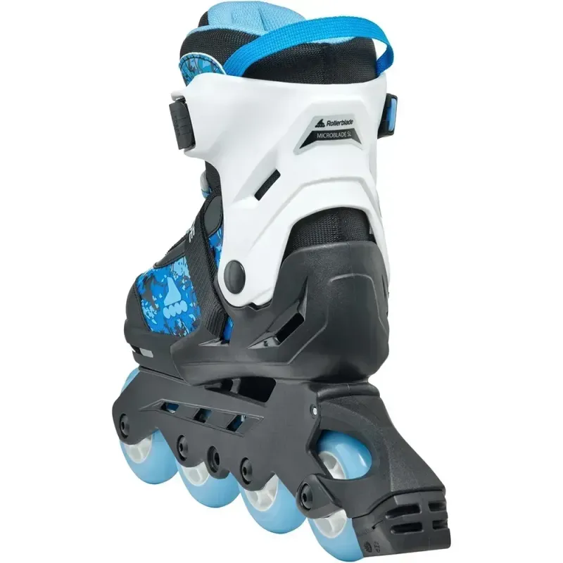Дитячі ролики Rollerblade Microblade SL black-sky blue розмір 28-32