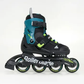 Дитячі ролики Rollerblade Microblade XT black-petrol green розмір 28-32