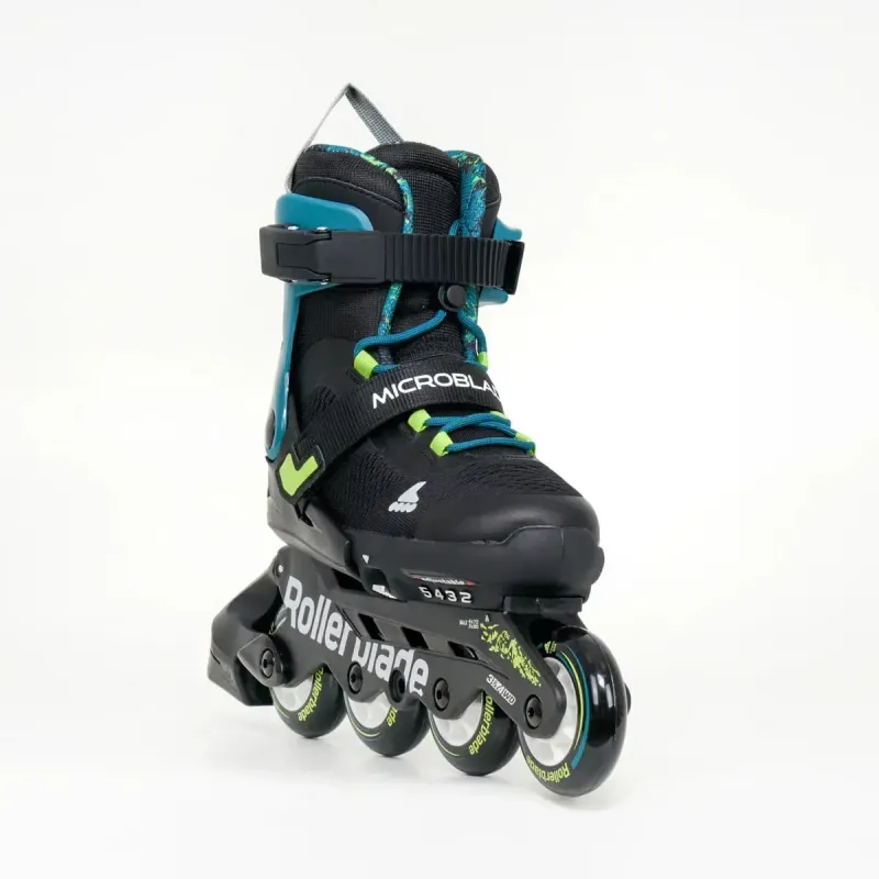 Дитячі ролики Rollerblade Microblade XT black-petrol green розмір 28-32