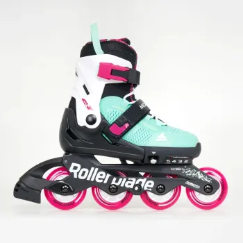 Дитячі ролики Rollerblade Microblade XT black-sea green розмір 28-32
