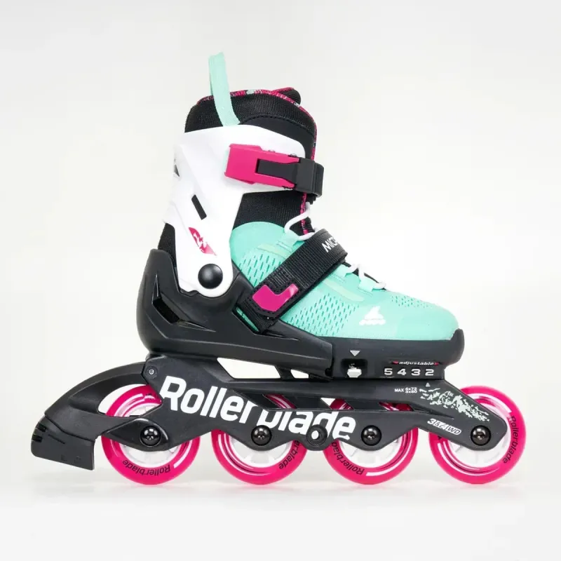 Дитячі ролики Rollerblade Microblade XT black-sea green розмір 28-32