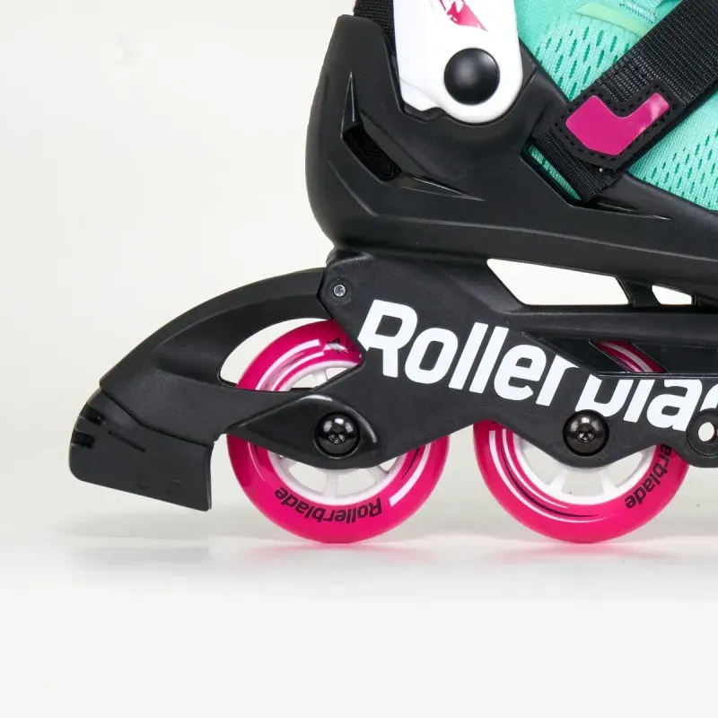 Дитячі ролики Rollerblade Microblade XT black-sea green розмір 28-32
