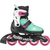 Дитячі ролики Rollerblade Microblade XT black-sea green розмір 28-32