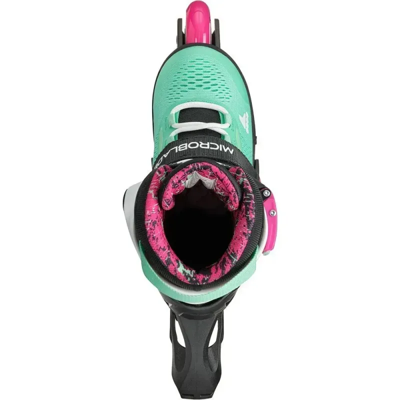 Дитячі ролики Rollerblade Microblade XT black-sea green розмір 28-32