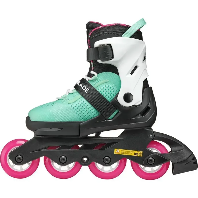 Дитячі ролики Rollerblade Microblade XT black-sea green розмір 28-32