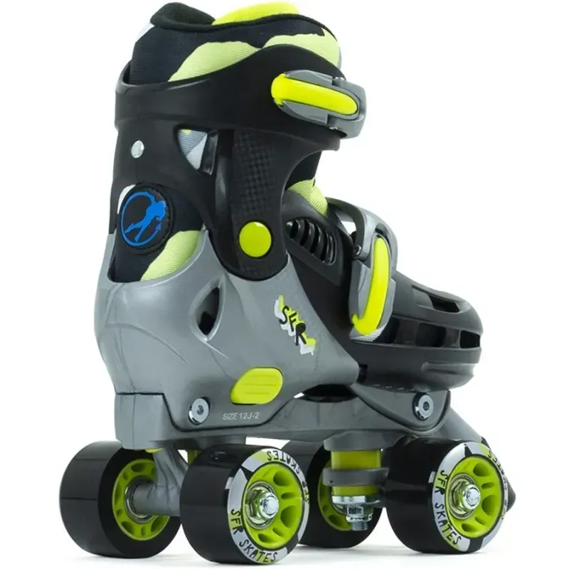 Дитячі ролики квади SFR Hurricane III - Black Yellow р 25.5-29