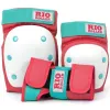 Захист для роликів Rio Roller Triple Pad Set Red-mint р. S