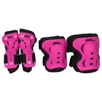 Захист для роликів та скейта No Fear Pink р. S