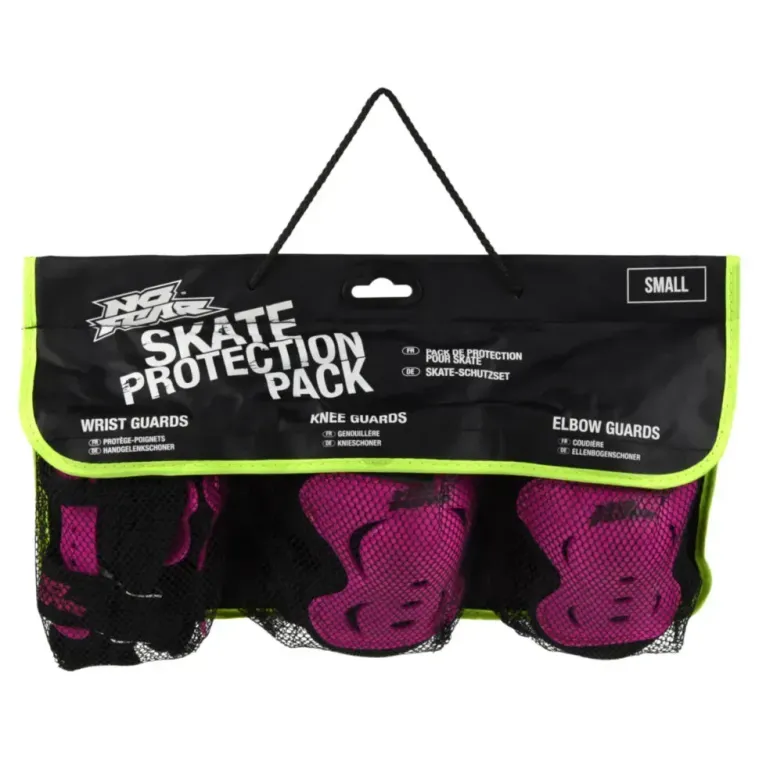 Захист для роликів та скейта No Fear Pink р. S