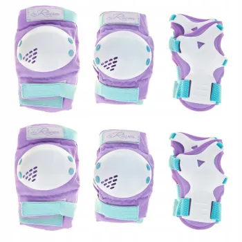Комплект дитячого захисту Raven Verba Violet/Mint: Сучасний Захист для Активних Дітей