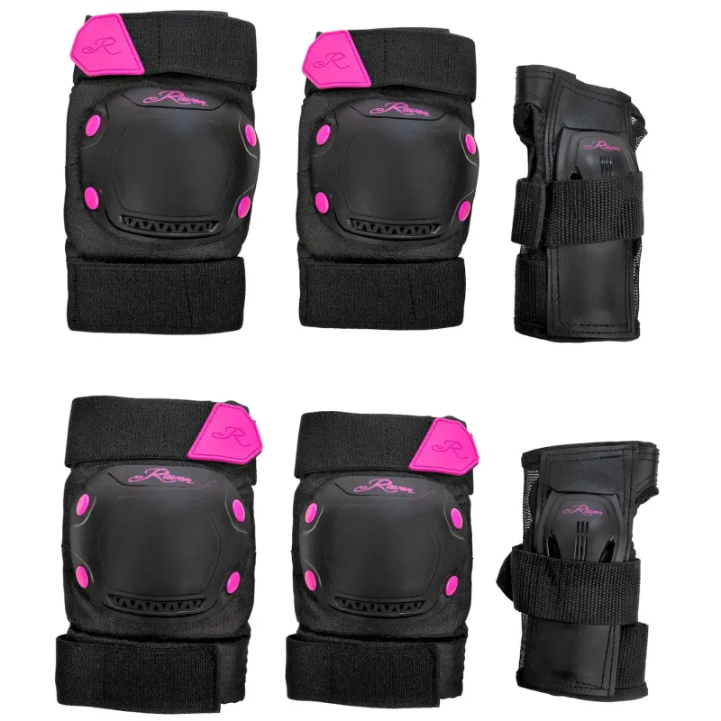 Комплект захисту Raven Dexard Black/Pink.