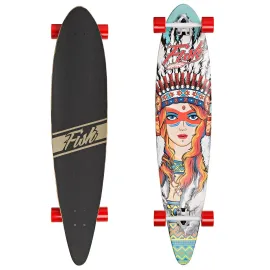 Лонгборд longboard Fish Skateboards
