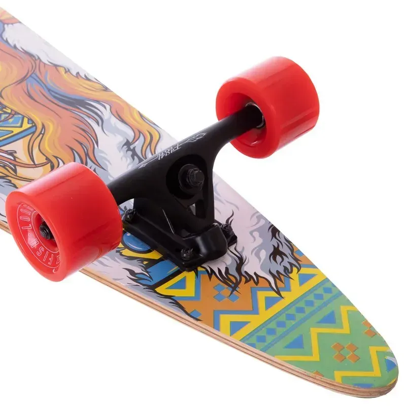 Лонгборд longboard Fish Skateboards