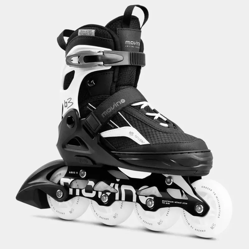Ролики Movino Cruzer B3 Black/White розмір 34-37