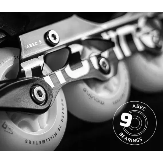 Ролики Movino Cruzer B3 Black/White розмір 34-37
