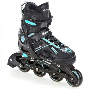 Ролики Raven Pulse Black/Cyan розмір 33-36