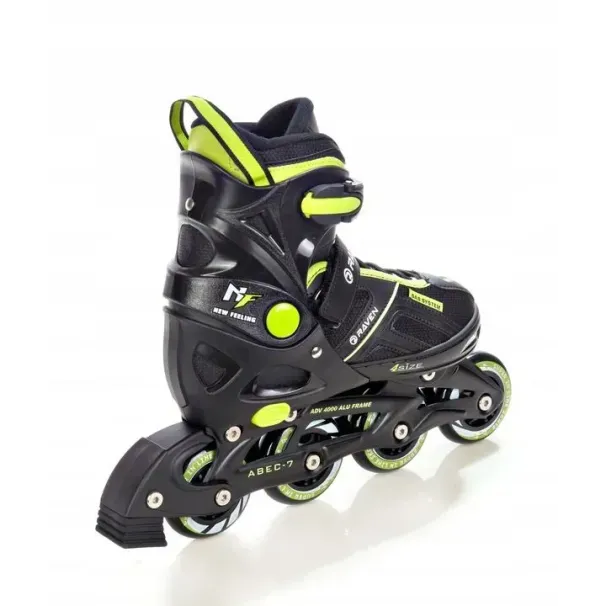 Ролики Raven Pulse Black/Lemon розмір 33-36