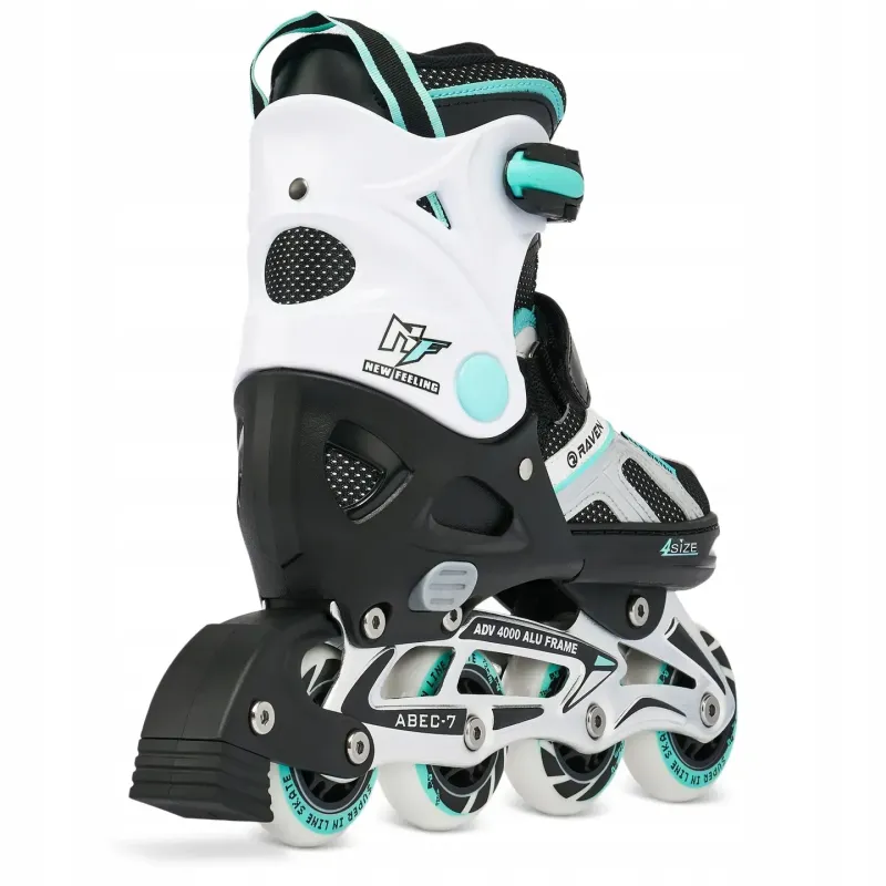 Ролики Raven Pulse Black/Mint розмір 37-40