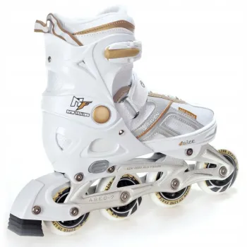 Ролики Raven Pulse White/Gold розмір 37-40