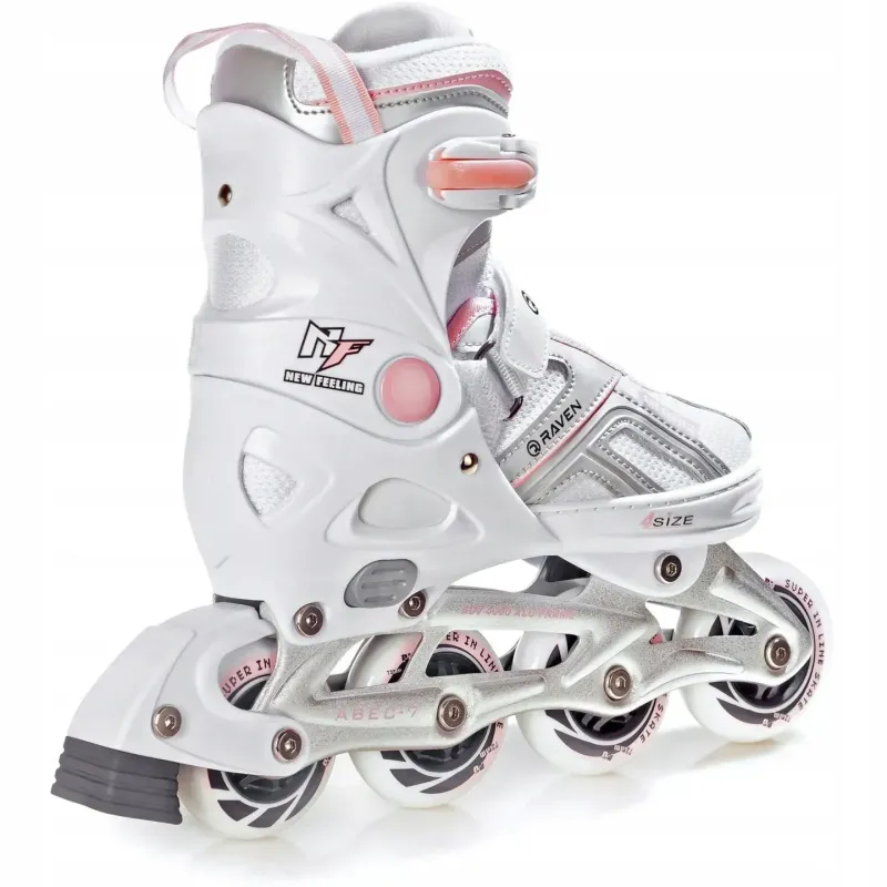 Ролики Raven Pulse White/Pink розмір 33-36