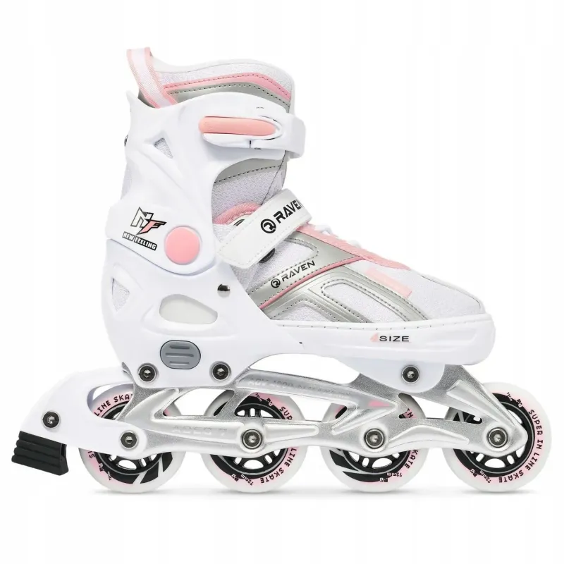 Ролики Raven Pulse White/Pink розмір 33-36