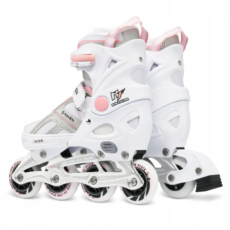 Ролики Raven Pulse White/Pink розмір 33-36