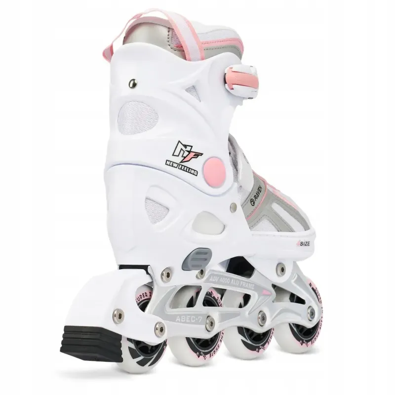 Ролики Raven Pulse White/Pink розмір 33-36