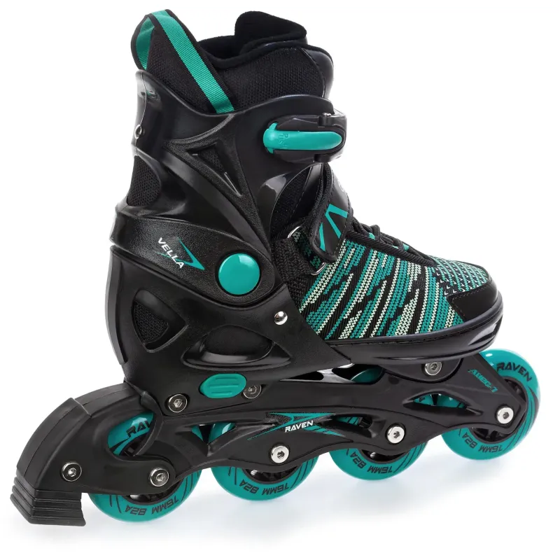 Ролики Raven Vella Black/Mint розмір 33-36