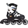 Ролики дитячі Micro Shaper NEW - Black White розмір 25-28