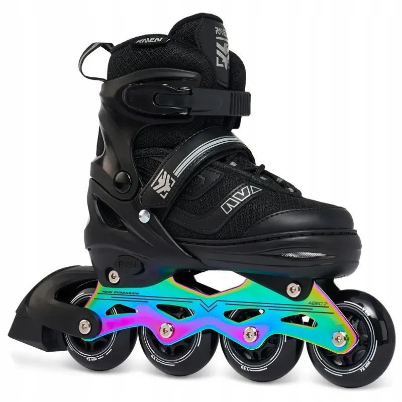 Ролики ковзани 2в1 Raven Drill Black/Neo Chrome розмір 30-33