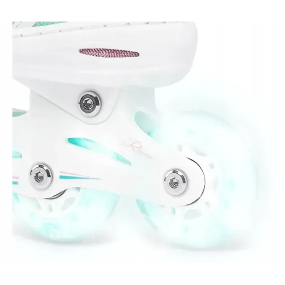 Ролики ковзани 4в1 Raven Zoya Mint LED розмір 27-30