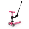 Самокат 5в1 з батьківською ручкою Micro Mini 3in1 Deluxe Plus Рожевий